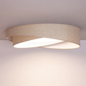 BRILAGI - Oprawa sufitowa LED VELVET TWIST LED/24W/230V 4000K śr. 55 cm beżowa