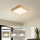 Brilagi - Oprawa sufitowa LED z funkcją ściemniania WOODLINE SQUARE LED/48W/230V 3000-6000K dąb 40x40 cm + pilot zdalnego sterowania