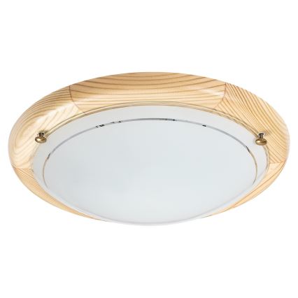 Brilagi - Oprawa sufitowa ORBIS 1xE27/60W/230V śr. 30 cm sosna