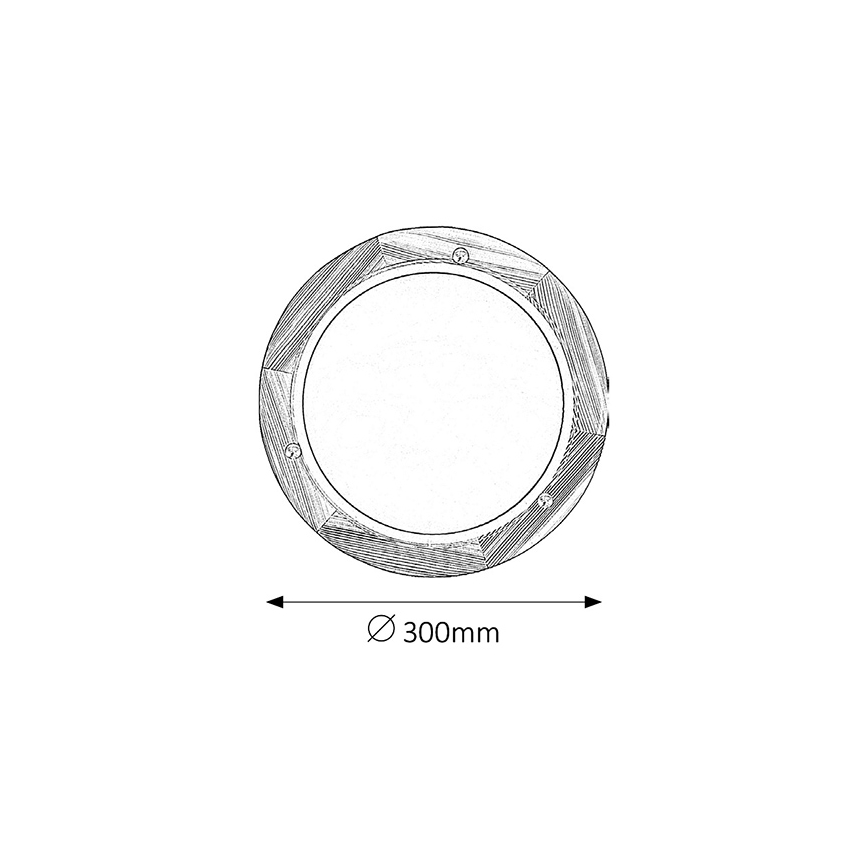 Brilagi - Oprawa sufitowa ORBIS 1xE27/60W/230V śr. 30 cm sosna