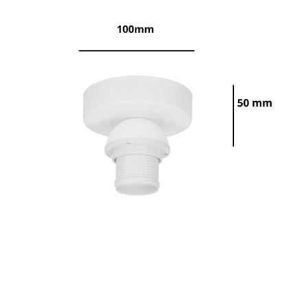 BRILAGI - Oprawa sufitowa PARTY 1xE27/60W/230V śr. 10 cm biała