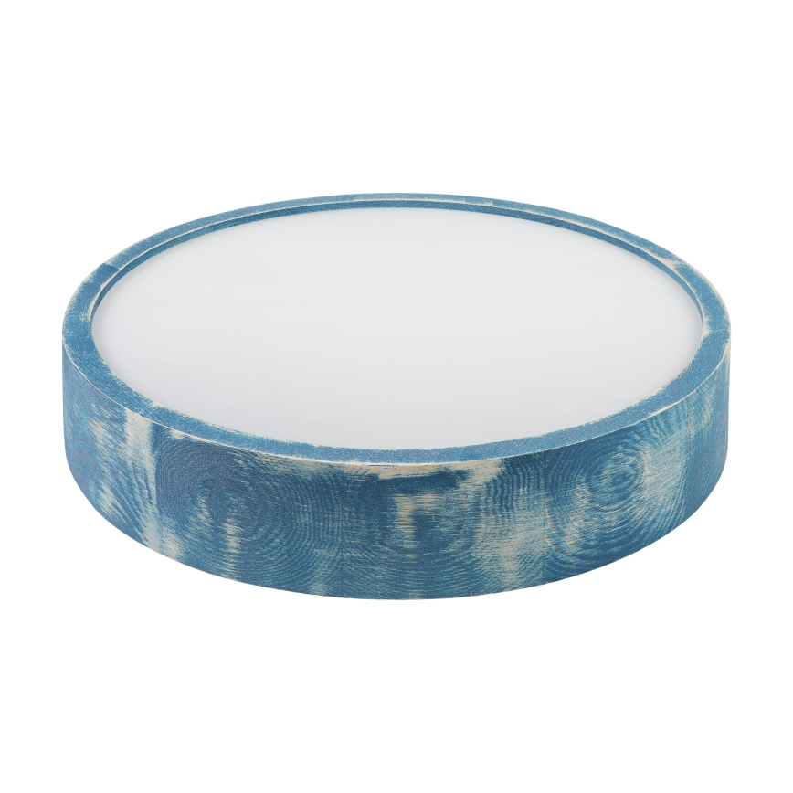 Brilagi - Oprawa sufitowa PINO 2xE27/15W/230V sosna/niebieska śr. 37,5 cm