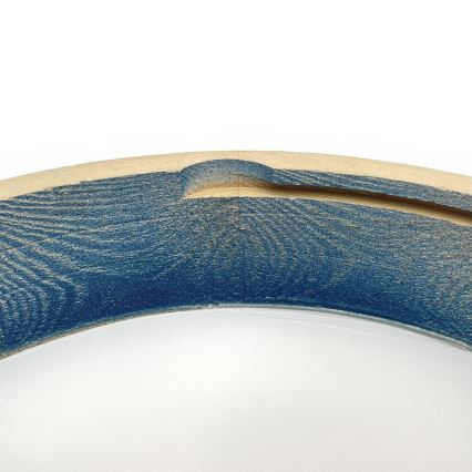 Brilagi - Oprawa sufitowa PINO 2xE27/15W/230V sosna/niebieska śr. 37,5 cm