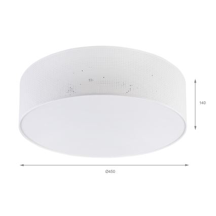 Brilagi - Oprawa sufitowa SIRIJA MODERN 4xE27/60W/230V śr. 45 cm biała