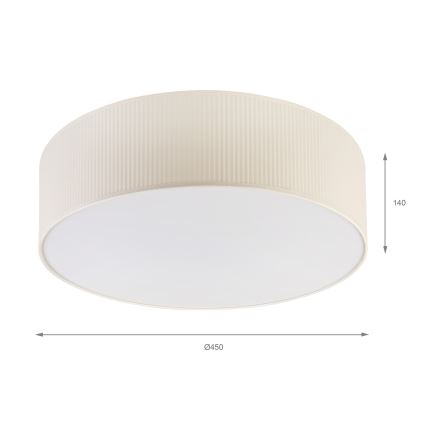 Brilagi - Oprawa sufitowa SIRIJA MODERN 4xE27/60W/230V śr. 45 cm kremowa