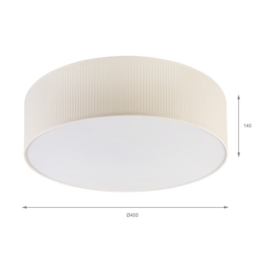 Brilagi - Oprawa sufitowa SIRIJA MODERN 4xE27/60W/230V śr. 45 cm kremowa