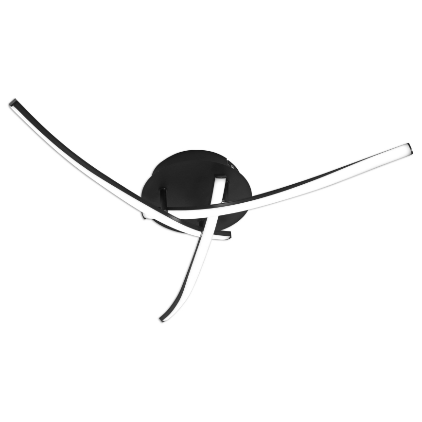 Brilagi - LED plafon STRIPES LED/24W/230V śr. 64 cm czarny