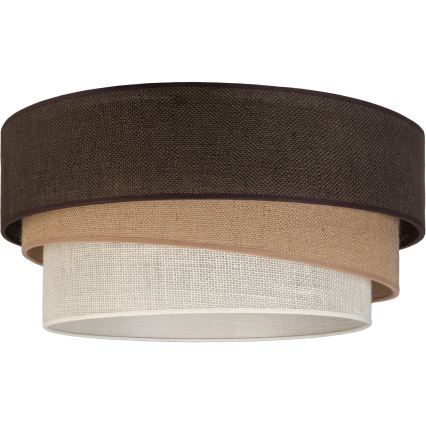 BRILAGI - Oprawa sufitowa TRIO 1xE27/60W/230V średnica 40 cm brązowa/beżowa/biała