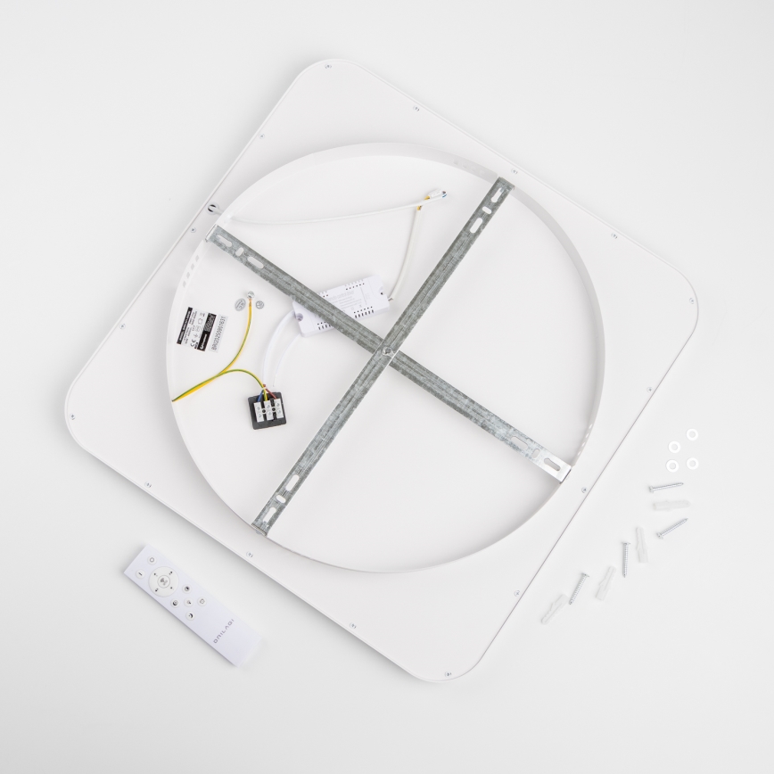 Brilagi - LED ściemnialna lampa sufitowa FALCON SLIM LED/50W/230V 3000-6500K 50x50 cm biała + pilot zdalnego sterowania