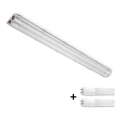 Brilagi - Oprawa świetlówkowa LED OPTIMA T8, pyłoszczelna, do zastosowań technicznych, 2xG13/18W/230V, 6500K, IP65, 128 cm