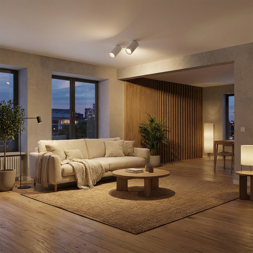 Brilagi - Oprawa wpuszczana SELE 2xGU10/30W/230V biała