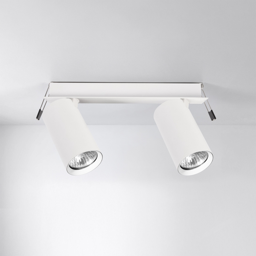 Brilagi - Oprawa wpuszczana SELE 2xGU10/30W/230V biała