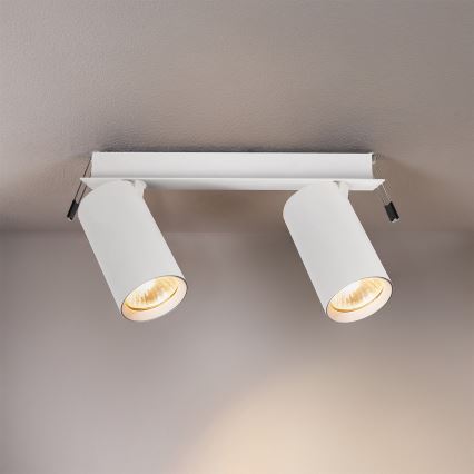 Brilagi - Oprawa wpuszczana SELE 2xGU10/30W/230V biała