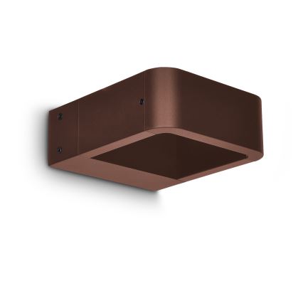 Brilagi - kinkiet zewnętrzny LED BARI LED/7W/230V 3000/4000/6000K brązowy IP54