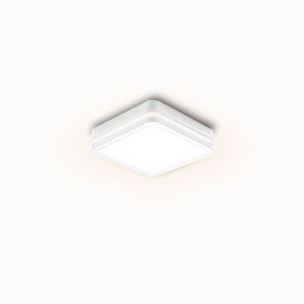 Brilagi - Oprawa zewnętrzna LED z czujnikiem BENE LED/24W/230V 26x26 cm biała IP54