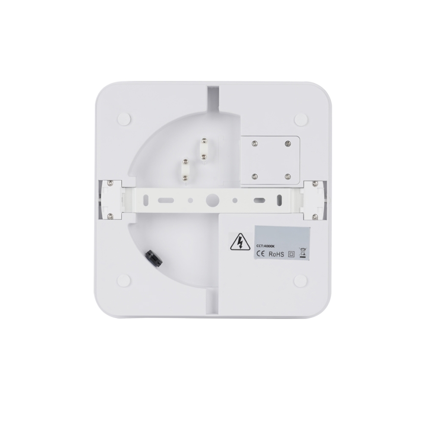 Brilagi - Oprawa zewnętrzna LED z czujnikiem BENE LED/24W/230V 26x26 cm biała IP54