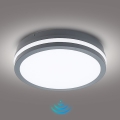 Brilagi - Oprawa zewnętrzna LED z czujnikiem BENE LED/24W/230V, średnica 26 cm, antracyt, IP54