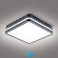 Brilagi - Oprawa zewnętrzna LED z czujnikiem ruchu BENE LED/24W/230V 26x26 cm antracyt IP54