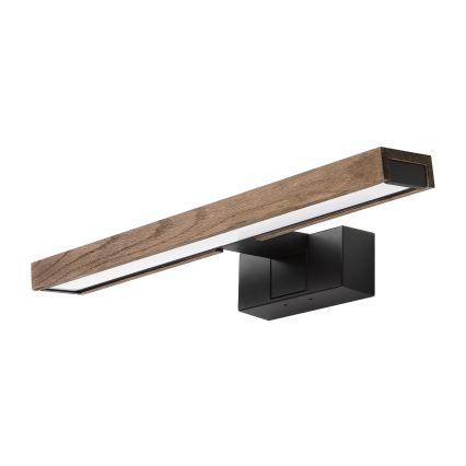 BRILAGI - LED Oświetlenie lustra łazienkowego 3 w 1 WOODY MIRROR LED/8W/230V 40 cm IP44 czarny/dąb orzech