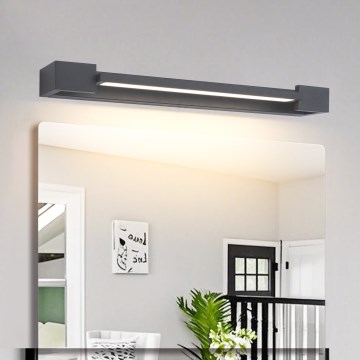 Brilagi - Oświetlenie LED do lustra łazienkowego AQUA LINE LED/12W/230V 45 cm IP44 antracyt