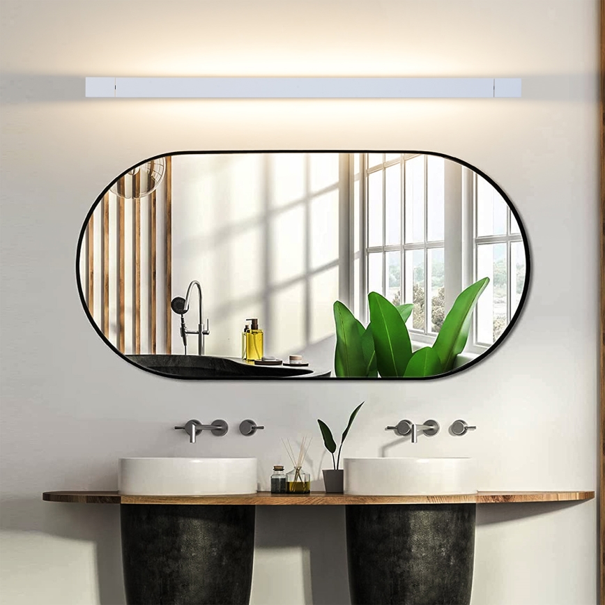 Brilagi - LED oświetlenie lustra łazienkowego AQUA LINE LED/24W/230V 90 cm IP44 biały CRI 90