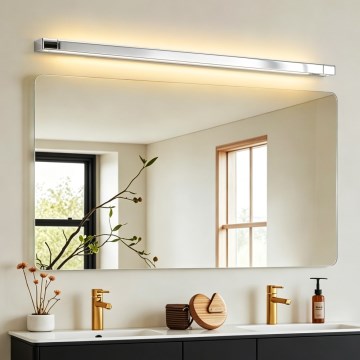 Brilagi - Oświetlenie LED do lustra łazienkowego AQUA LINE LED/36W/230V 120 cm IP44 błyszczący chrom CRI 90