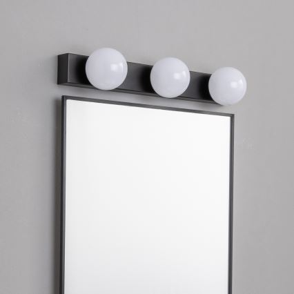 Brilagi - Oświetlenie LED lustra łazienkowego HOLLYWOOD 3xLED/3W/230V 39 cm IP44 czarny