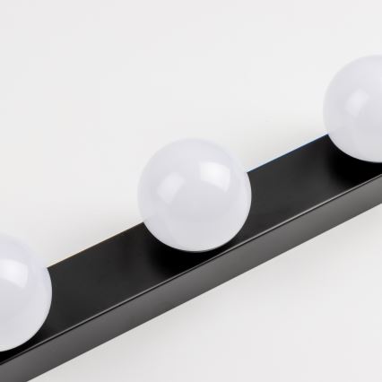 Brilagi - Oświetlenie LED lustra łazienkowego HOLLYWOOD 3xLED/3W/230V 39 cm IP44 czarny