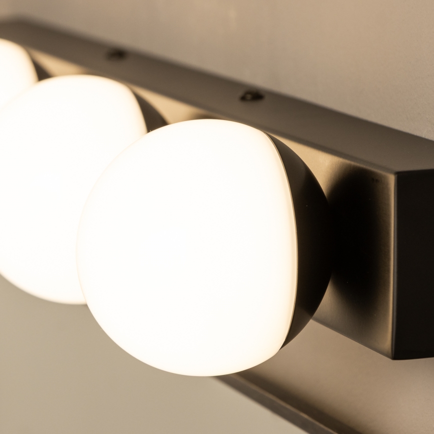 Brilagi - LED oświetlenie lustra łazienkowego HOLLYWOOD 4xLED/3W/230V 53 cm IP44 czarne