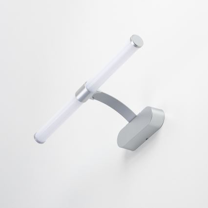 Brilagi - Oświetlenie łazienkowe do lustra 2 w 1 TUBEO LED/6W/230V 40 cm IP44 srebrne