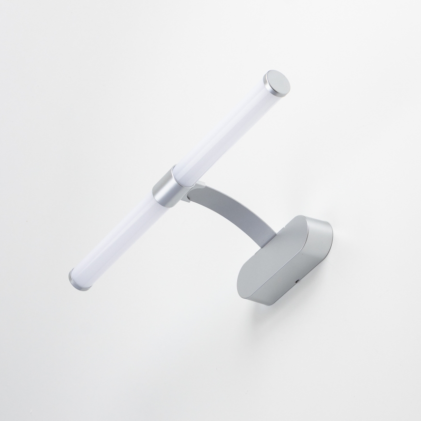 Brilagi - Oświetlenie łazienkowe do lustra 2 w 1 TUBEO LED/6W/230V 40 cm IP44 srebrne