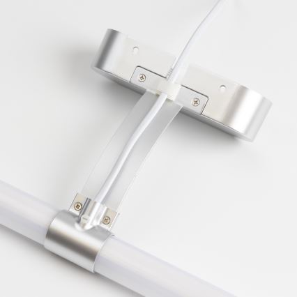 Brilagi - Oświetlenie łazienkowe do lustra 2 w 1 TUBEO LED/6W/230V 40 cm IP44 srebrne