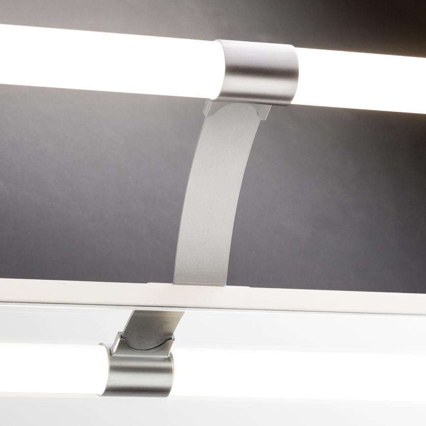 Brilagi - Oświetlenie łazienkowe do lustra 2 w 1 TUBEO LED/6W/230V 40 cm IP44 srebrne