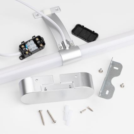 Brilagi - Oświetlenie łazienkowe do lustra 2 w 1 TUBEO LED/6W/230V 40 cm IP44 srebrne