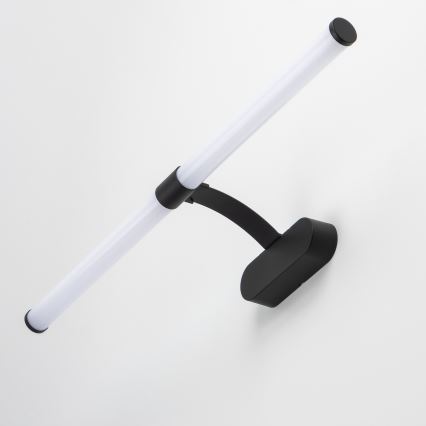 Brilagi - LED oświetlenie lustra łazienkowego 2 w 1 TUBEO LED/8W/230V 60 cm IP44 czarny
