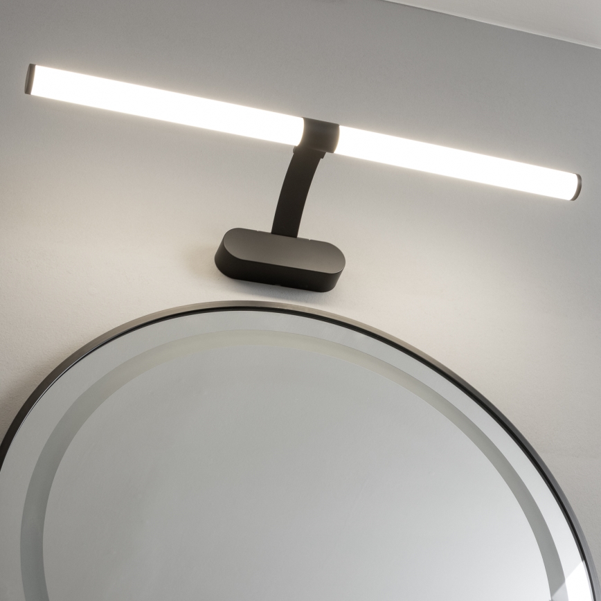Brilagi - LED oświetlenie lustra łazienkowego 2 w 1 TUBEO LED/8W/230V 60 cm IP44 czarny