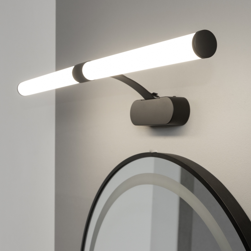 Brilagi - LED oświetlenie lustra łazienkowego 2 w 1 TUBEO LED/8W/230V 60 cm IP44 czarny