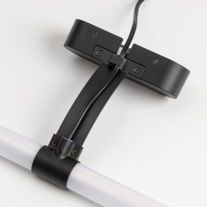 Brilagi - LED oświetlenie lustra łazienkowego 2 w 1 TUBEO LED/8W/230V 60 cm IP44 czarny