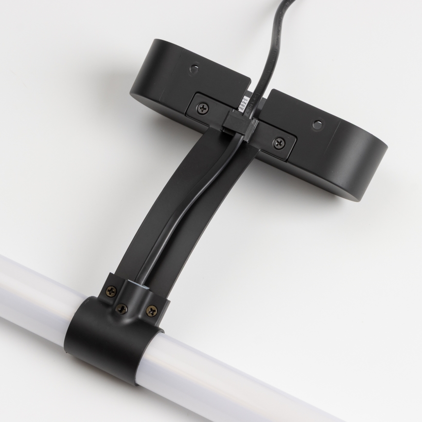 Brilagi - LED oświetlenie lustra łazienkowego 2 w 1 TUBEO LED/8W/230V 60 cm IP44 czarny