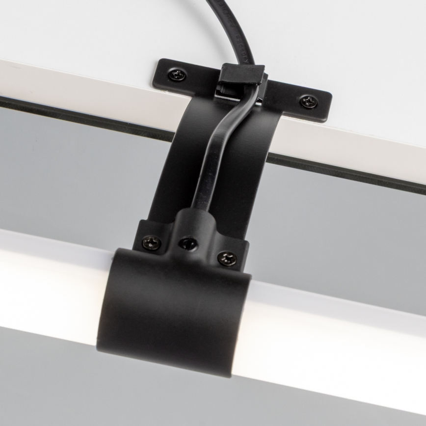 Brilagi - LED oświetlenie lustra łazienkowego 2 w 1 TUBEO LED/8W/230V 60 cm IP44 czarny