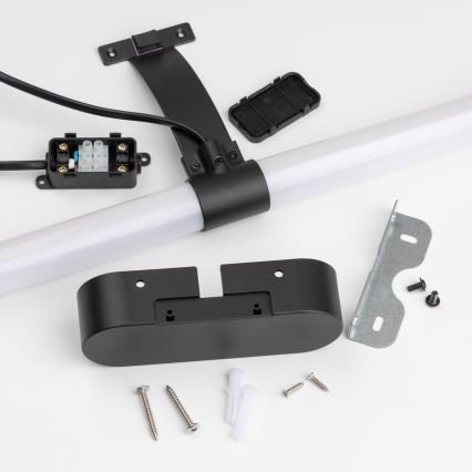 Brilagi - LED oświetlenie lustra łazienkowego 2 w 1 TUBEO LED/8W/230V 60 cm IP44 czarny