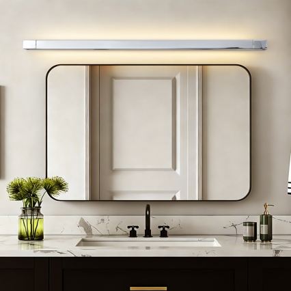 Brilagi - Oświetlenie LED do lustra łazienkowego AQUA LINE LED/36W/230V 120 cm IP44 błyszczący chrom CRI 90