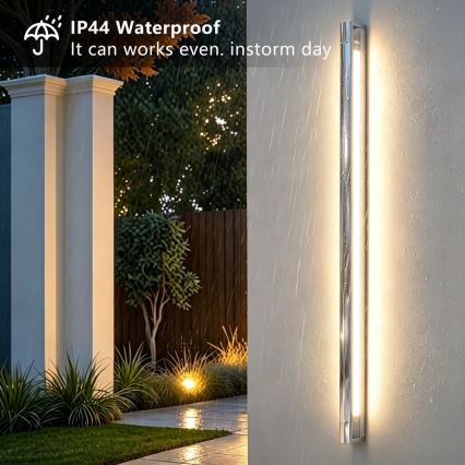 Brilagi - Oświetlenie LED do lustra łazienkowego AQUA LINE LED/36W/230V 120 cm IP44 błyszczący chrom CRI 90