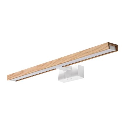 Brilagi - LED oświetlenie łazienkowe do lustra 3 w 1 WOODY MIRROR LED/12W/230V 60 cm IP44 biały/dąb