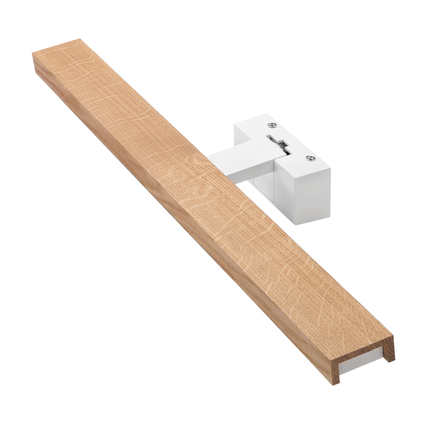 Brilagi - LED oświetlenie łazienkowe do lustra 3 w 1 WOODY MIRROR LED/12W/230V 60 cm IP44 biały/dąb