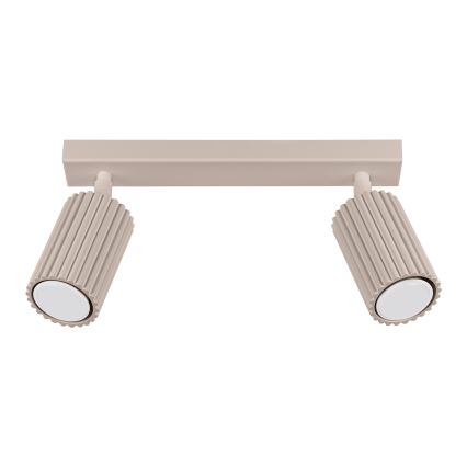Brilagi - Oświetlenie punktowe CRESTO 2xGU10/10W/230V taupe