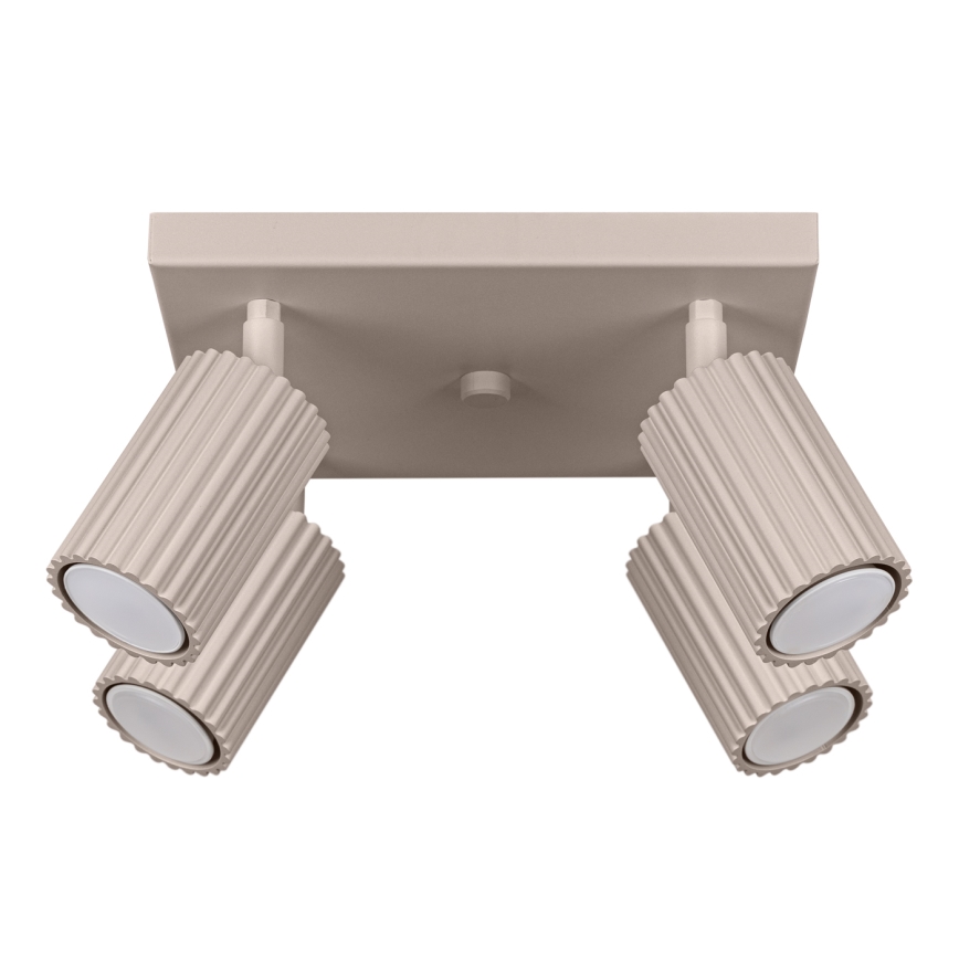 Brilagi - Oświetlenie punktowe CRESTO 4xGU10/10W/230V taupe