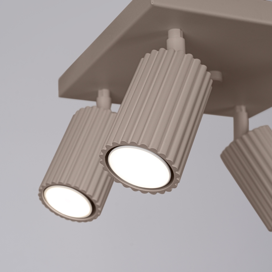 Brilagi - Oświetlenie punktowe CRESTO 4xGU10/10W/230V taupe