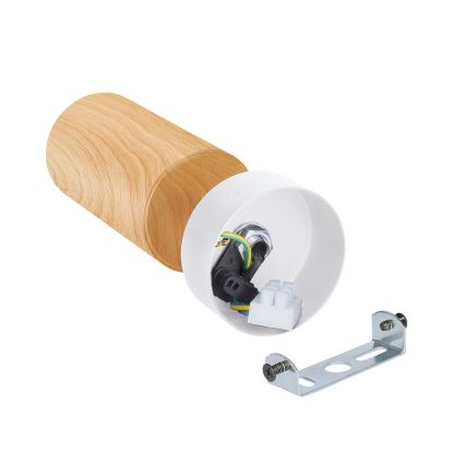 Brilagi - Oświetlenie punktowe SELE 1xGU10/30W/230V biały/dekor dębu