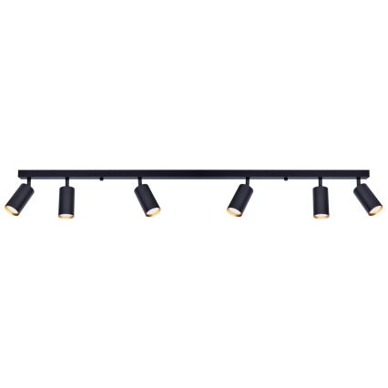 Brilagi - Oświetlenie punktowe SELE 6xGU10/30W/230V czarne/złote